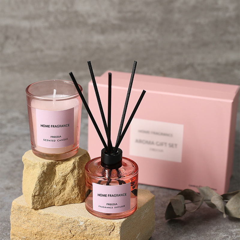Home Fragrance Reed Diffuser Refill - Set Hadiah Lilin dan Reed Diffuser
