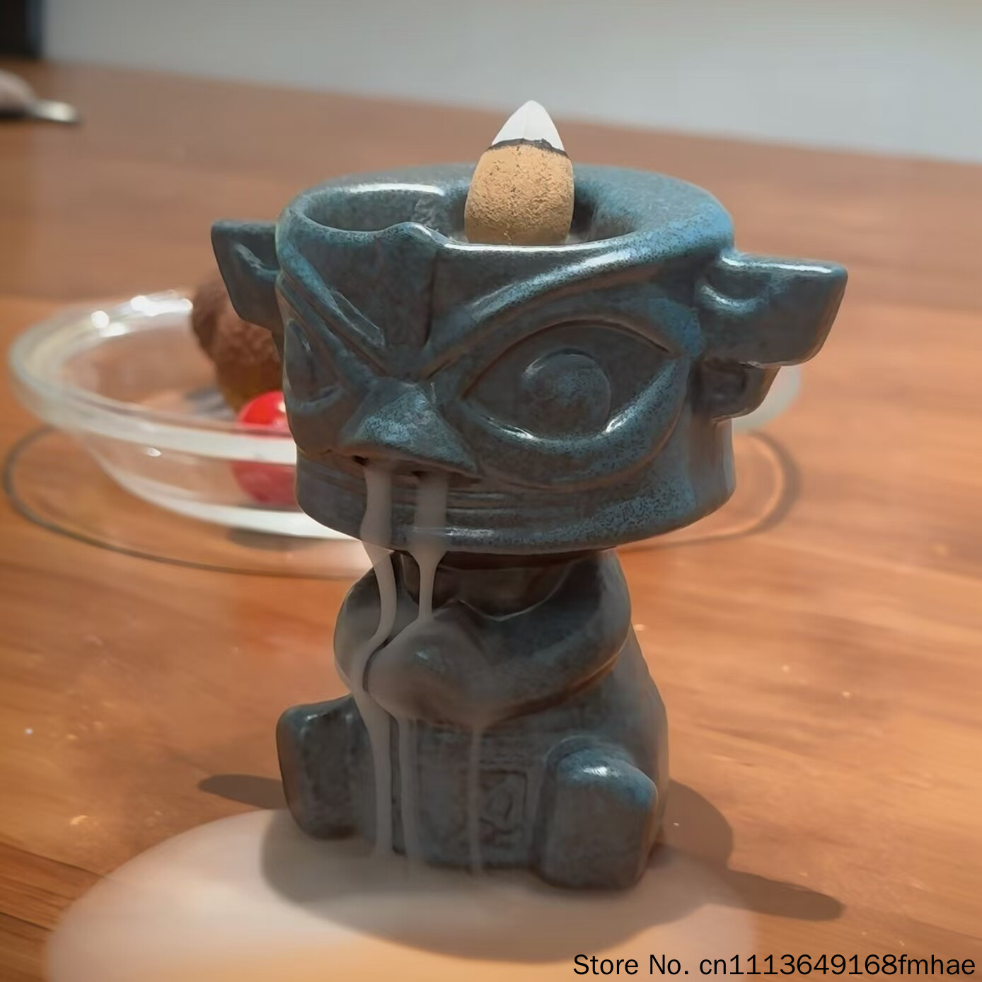 Incense Cone Holder - Tempat Dupa Sanxingdui Backflow, Penyangga Kerucut