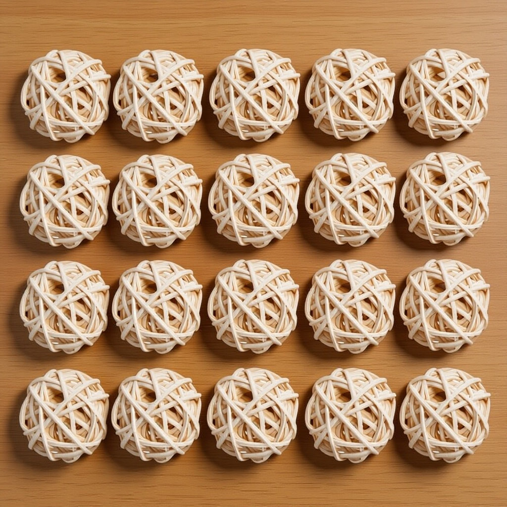 Home Fragrance Diffusers - 20 Buah Bola Rotan Aromaterapi, Isi