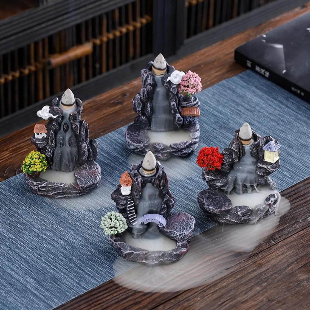 Incense Cone Holder - Tempat Dupa Air Terjun dengan Aliran
