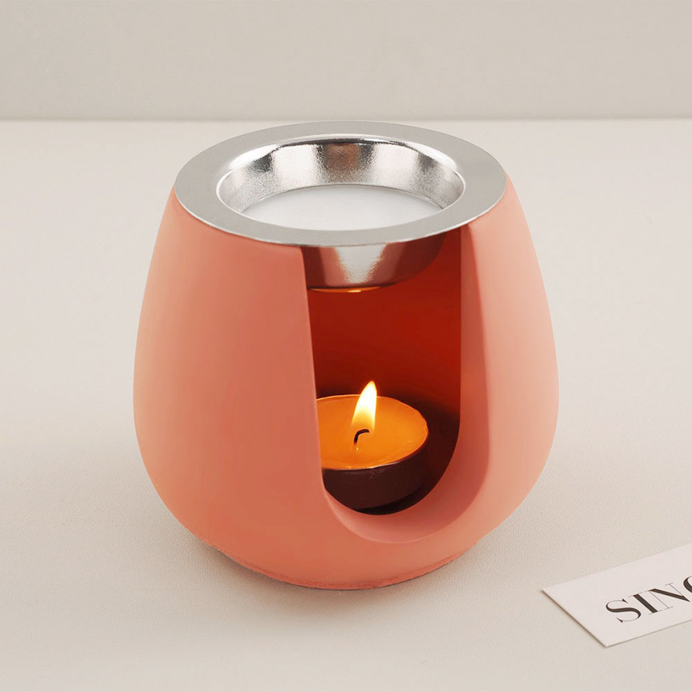 Wax Melt Burner - Cetakan silikon pembakar dupa silinder, cetakan
