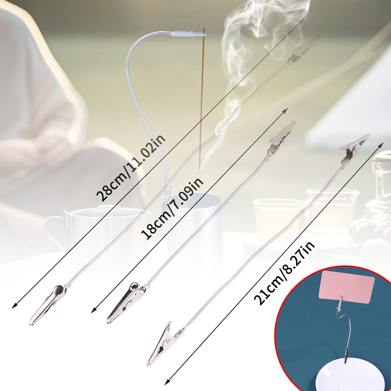 Home Fragrance Diffusers - 10 Buah Klip Dupa Logam Berkepala
