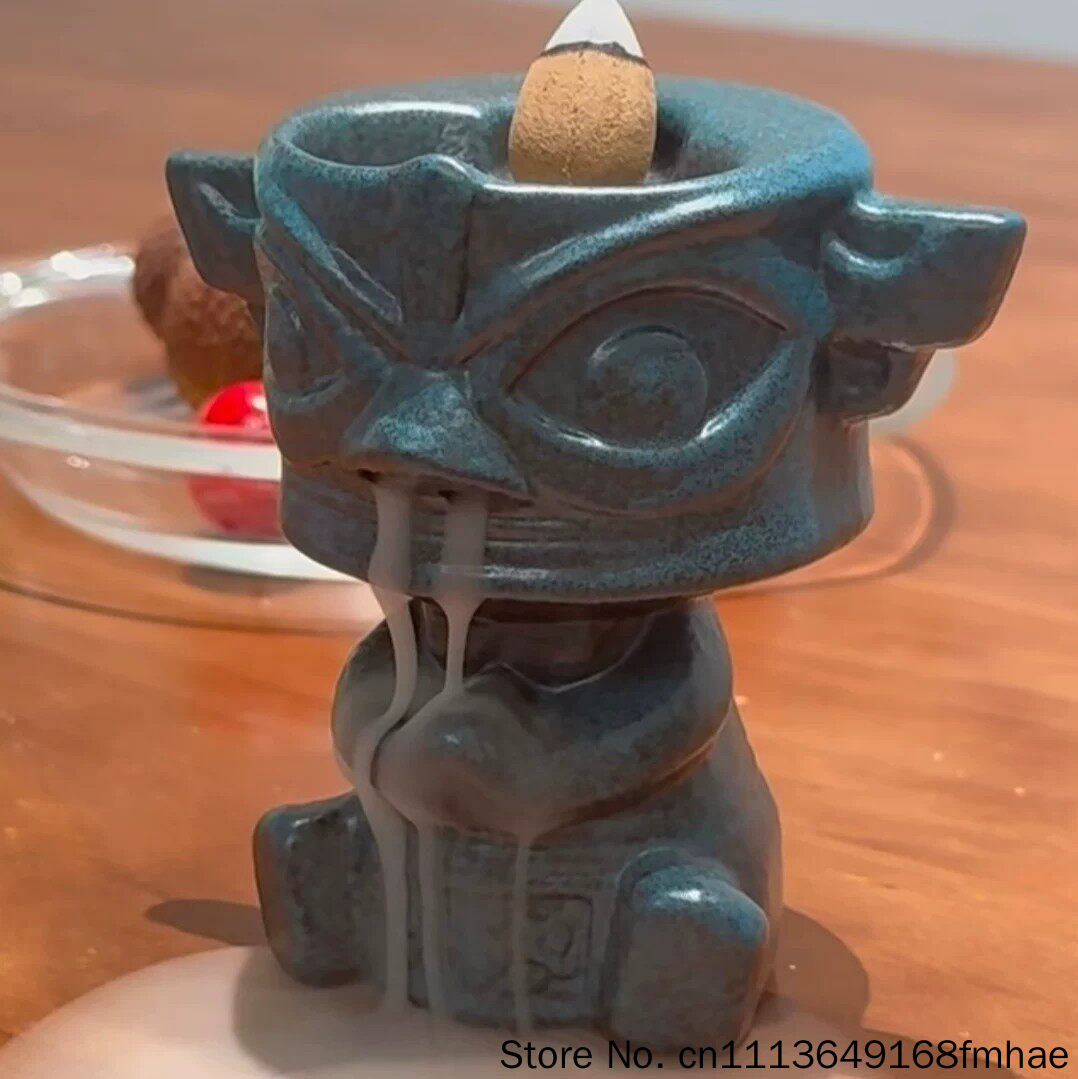 Tempat Dupa Sanxingdui Backflo - Incense Cone Holder ulasan dan harga