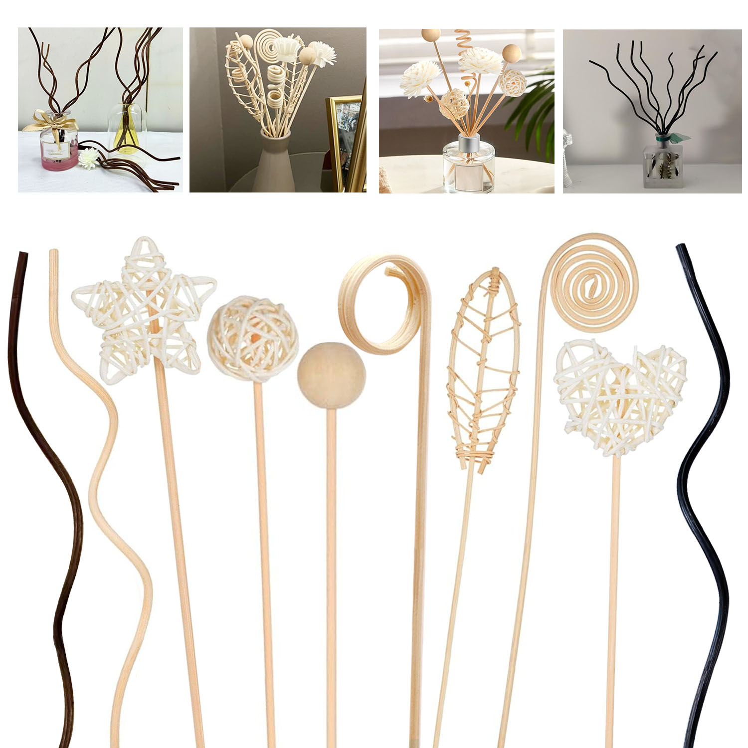 5/15 Buah Stik Diffuser Rotan  - Home Fragrance Reed Diffuser Refill ulasan dan harga