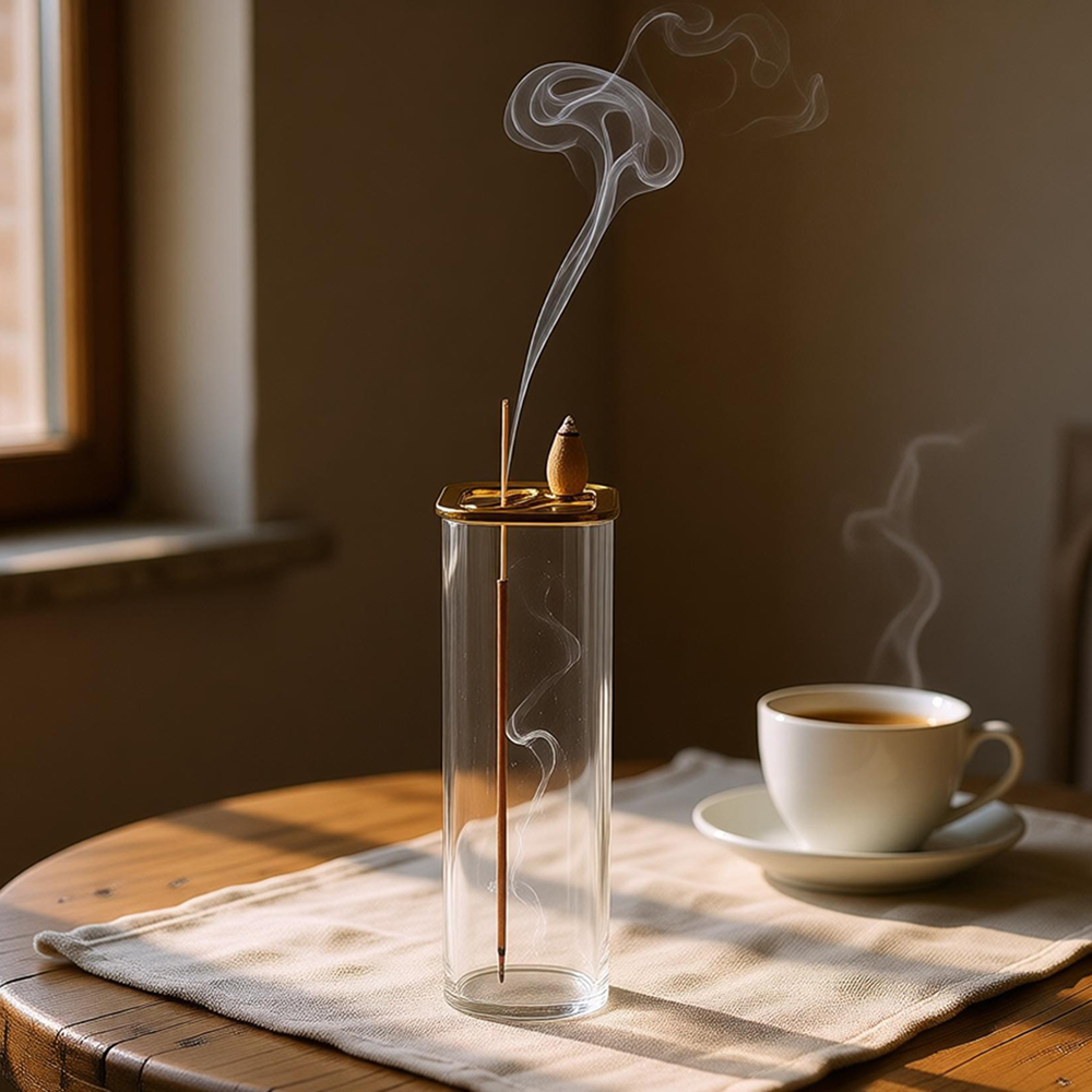 Pembakar Dupa Ganda Logam & Ka - Incense Cone Holder ulasan dan harga
