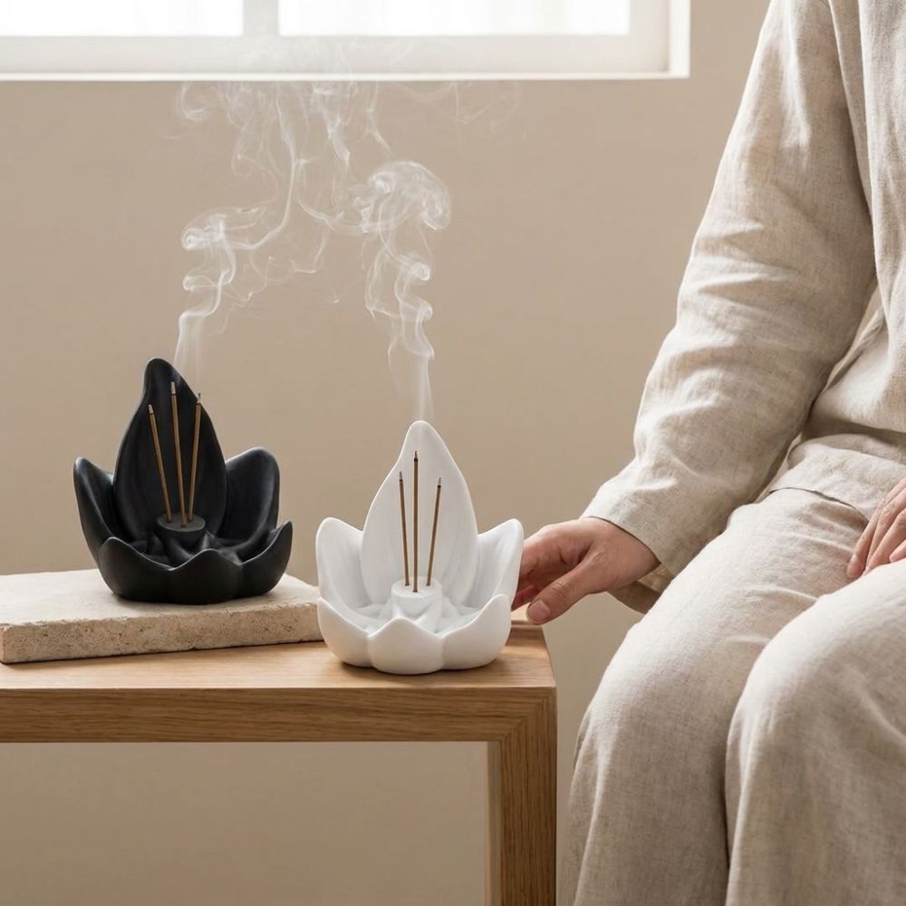 Pembakar Dupa Teratai Gaya Zen - Incense Cone Holder ulasan dan harga