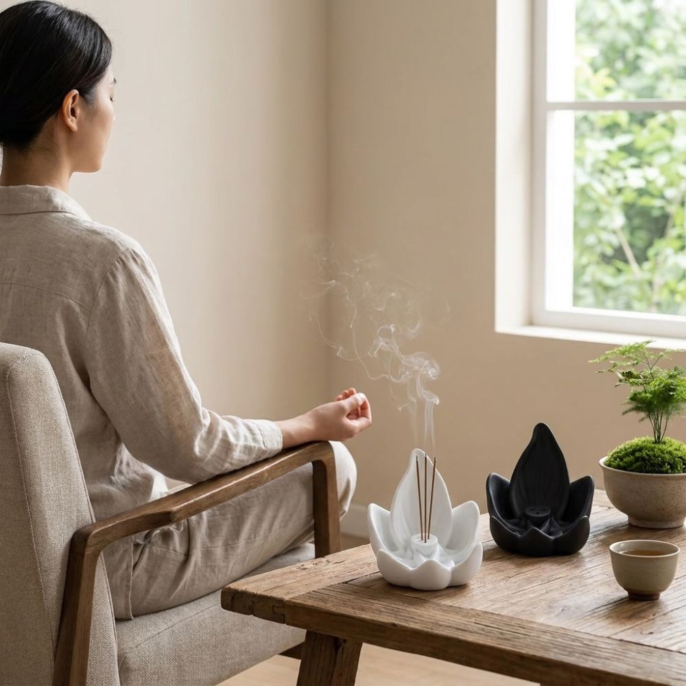 Pembakar Dupa Teratai Gaya Zen - Incense Cone Holder ulasan dan harga