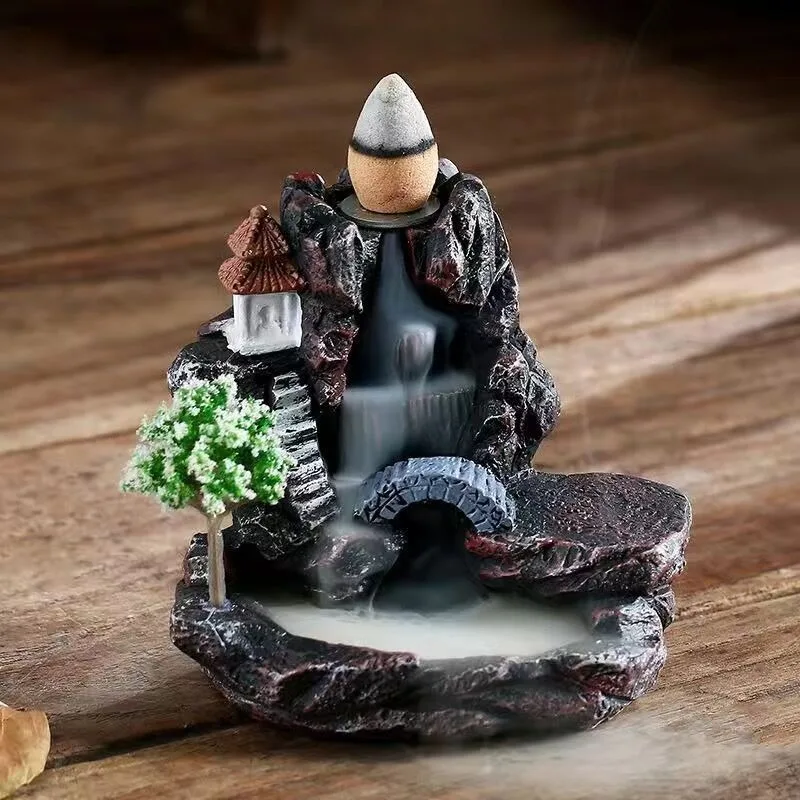 Tempat Dupa Air Terjun dengan  - Incense Cone Holder ulasan dan harga