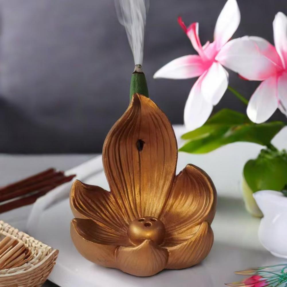 Tempat Dupa Teratai Resin, Pem - Incense Cone Holder ulasan dan harga